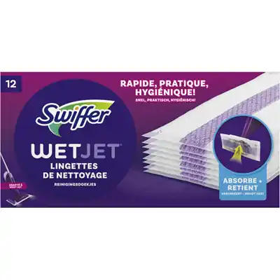1073984 - SWIFFER WETJET REINIGINGSDOEK 12ST