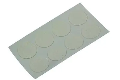 1017392 - ZELFKLEVEND AFDEKKAPJE KUNSTST.WIT 96ST 13 MM