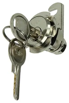 1015856 - 1 BRIEVENKASTSLOT VERNIKKELD 16MM