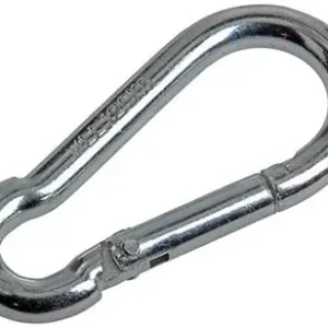 1008438 - MACK 1 KARABIJNHAAK + VEER 6 X 60MM VERZINKT
