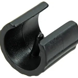 1047776 - BUISDOP KUNSTSTOF ZWART Ø 25 MM 4 ST/PCS