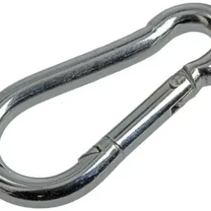 1008435 - MACK 1 KARABIJNHAAK + VEER 10 X 100MM VERZINKT