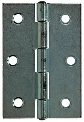 1013611 - 2 ZWARE SCHARNIEREN VERZINKT H 90 X B 62 MM