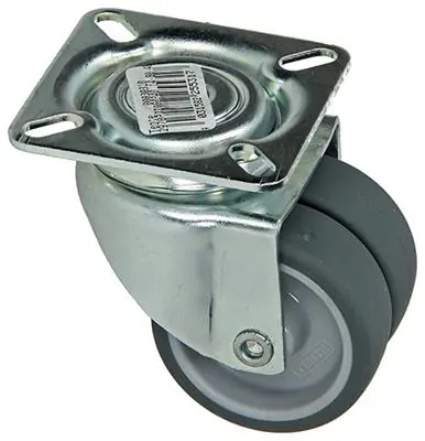 1014734 - DUBBEL ZWENKWIEL 50MM OP PLAAT