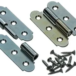 1013255 - 2 SPAANSE PAUMELLEN LINKS VERZINKT H 60 x B 40 mm