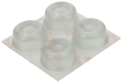 1047678 - ANTI-SLIP STOOTDOP TRANSPARANT Ø 20 MM 4 ST/PCS