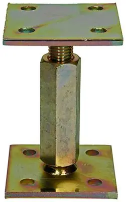 1056487 - PAALHOUDER IN HOOGTE VERSTELB.90 X 90 HOOGTE 100 - 170MM