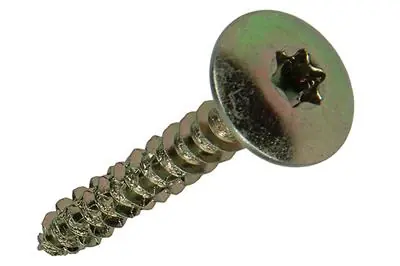 1019971 - LUIKSCHROEF GEEL VERZINKT 6,0 X 40 MM 9ST