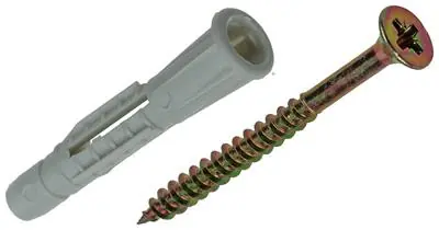 1017903 - UNIVERSEELPLUG + SCHROEF POLYETH12 ST 6MM 4,0X45MM