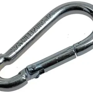 1008443 - MACK 1 KARABIJNHAAK + VEER 5 X 50MM VERZINKT