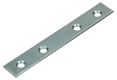 1013289 - 8 VERBINDINGSPLATEN VERZINKT 100X16MMX2MM