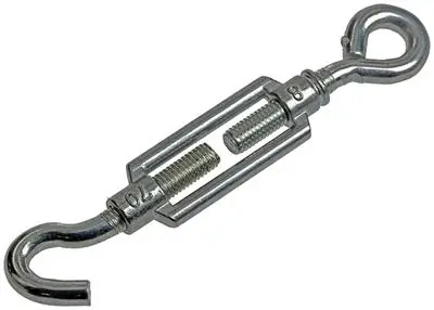 1008475 - MACK 2 SPANNERS OOG + HAAK M8 X 70MM VERZINKT