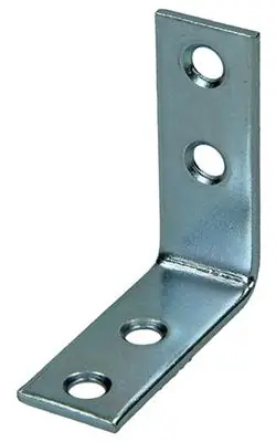 1013295 - 4 GEPLOOIDE WINKELHAKEN VERZINKT 40X40X15X2MM