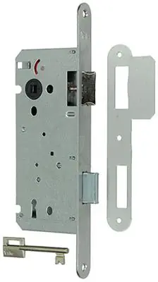 1014137 - 1 DUBBEL INSTEEKSLOT OMKEERB. L/R A1353 YALE 55MM