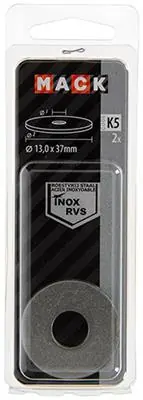 1019881 - CARROSSERIE SLUITRING INOX A2 2 ST 13,0X37