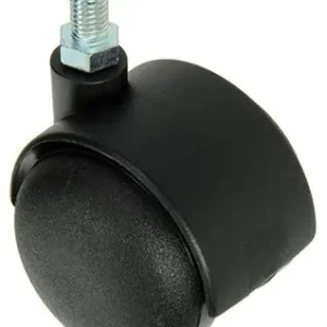 1013566 - DUBBEL ROL ZWART SCHROEFDRAAD 50MM