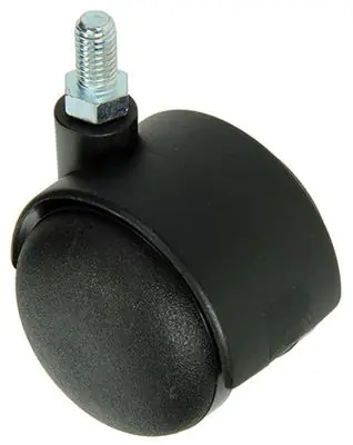 1013566 - DUBBEL ROL ZWART SCHROEFDRAAD 50MM