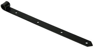 1013640 - ENKEL LUIKSCHARNIER ZWART 40 CM DIA 18 MM