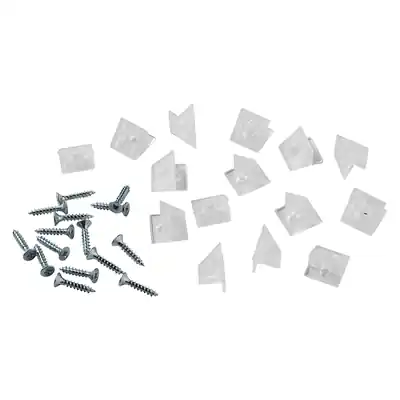 1071190 - 20 RUGWANDVERBINDERS TRANSP. 13,5 X 9 X 13,5 MM