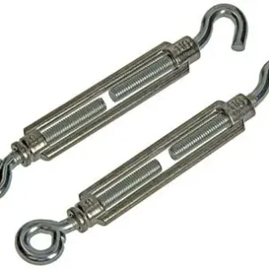 1008541 - MACK 2 SPANNERS OOG + HAAK M8 X 110MM VERZINKT