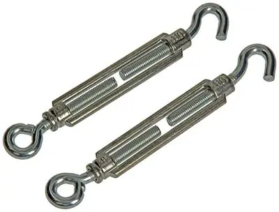 1008541 - MACK 2 SPANNERS OOG + HAAK M8 X 110MM VERZINKT