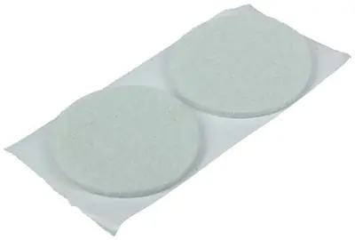 1047690 - VILTPASTILLE ZELFKLEVEND WIT Ø 35 MM 6 ST/PCS