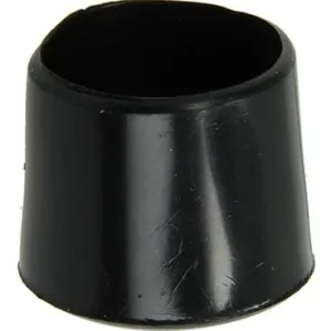 1047754 - OPSTEEKDOP KUNSTSTOF ZWART Ø 28 MM 4 ST/PCS