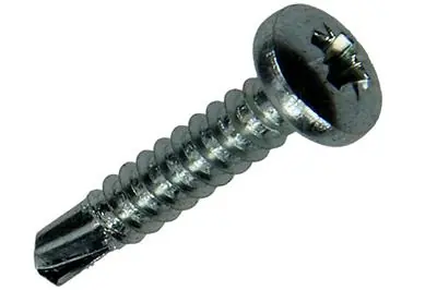 1017472 - ZELFBORENDE SCHROEF CYL. KOP VERZ. 20ST 4,8 X 25 MM