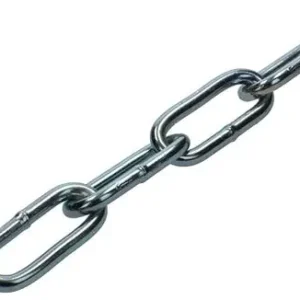 1005001 - KETTING SCHAKEL LANG DIN5685-1Ø 5MM L 35MM 2M WWL 125 KG