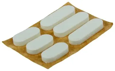 1047661 - GELUIDSDEMPER ZELFKLEVEND WIT 16 + 22 X 7 MM 24 ST/PCS