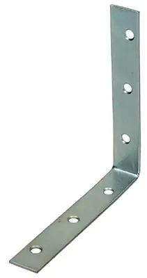1013762 - 20 GEPLOOIDE WINKELHAKEN VERZINKT 125X125X20MM