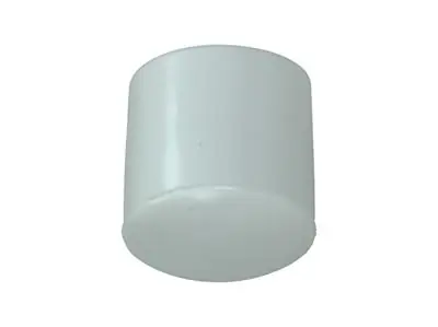 1047747 - OPSTEEKDOP KUNSTSTOF WIT Ø 22 MM 4 ST/PCS