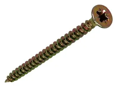 1020096 - SPAANPLAATSCHROEF VZ KOP GEELVZ 200 ST 4,0 X 50 MM