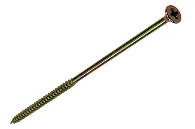 1006978 - SPAANPLAATSCHROEF VZ KOP GEELVERZINKT 4ST 6 X 160MM