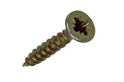 1020082 - SPAANPLAATSCHROEF VZ KOP GEEL VZ 200 ST 3,5 X 20 MM