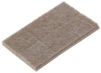 1047688 - SUPER-VILT ZELFKLEVEND BEIGE 25 X 25 MM 12 ST/PCS
