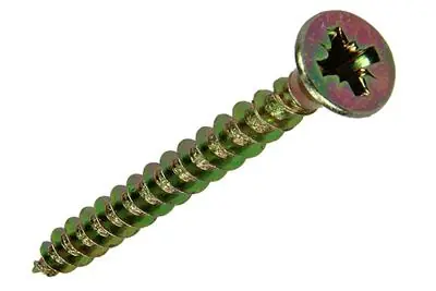 1020092 - SPAANPLAATSCHROEF VZ KOP GEEL VZ 200 ST 4,0 X 30 MM