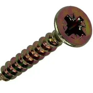 1017232 - SPAANPLAATSCHROEF VZ KOP GEELVERZ.25 ST 4,0 X 25 MM