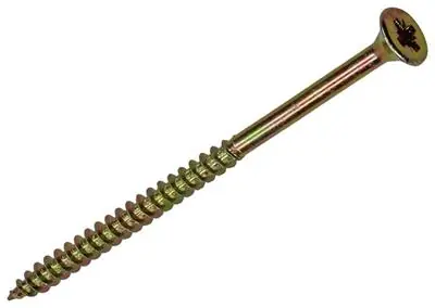 1020098 - SPAANPLAATSCHROEF VZ KOP GEEL VZ 200 ST 4,0 X 70 MM