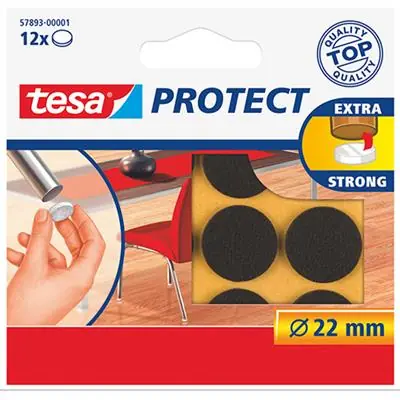 1003210 - TESA VILT 22MM BRUIN 12ST