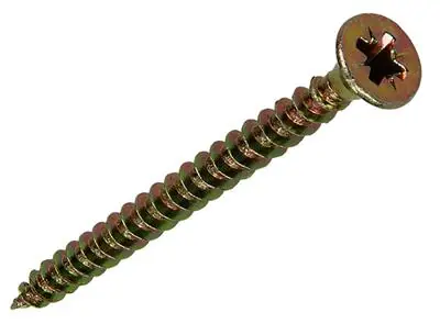 1020105 - SPAANPLAATSCHROEF VZ KOP GEEL VZ 200 ST 4,5 X 45 MM