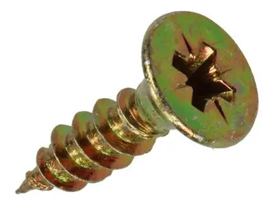 1020109 - SPAANPLAATSCHROEF VZ KOP GEEL VZ 200 ST 5,0 X 20 MM