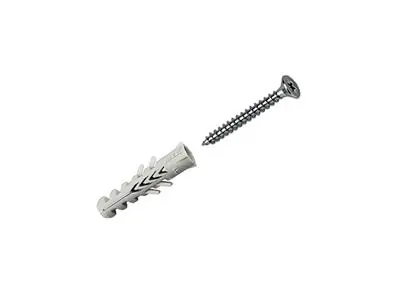 1015374 - 20 NYLON PLUGGEN F + SPS 4 MM + SCHROEVEN 502614