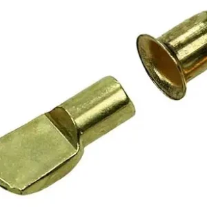1013318 - 12 PLANKDRAGERS Ø 7MM HULZEN Ø 7,5MM VERMESSINGD