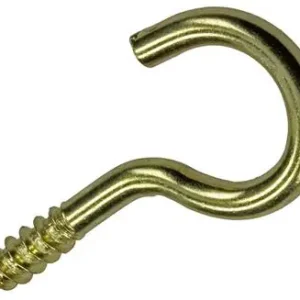 1019698 - SCHROEFHAAK MESSING 3 ST 3,5 X 20MM
