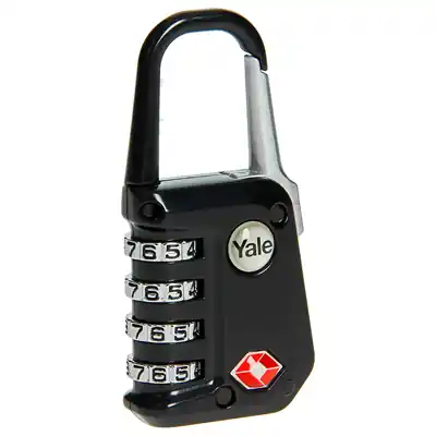 1060497 - YALE CODE HANGSLOT TSA ZWART