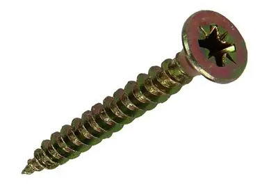 1017986 - SPAANPLAATSCHROEF VZ KOP GEELVERZ. 30ST 5,0 X 40 MM