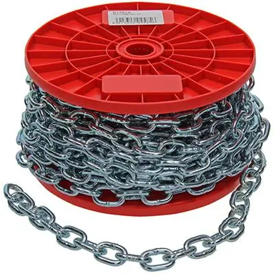 1014181 - KETTING SCHAKEL KORT DIN5685-2Ø 5MM L 21MM 15M WWL 125 KG