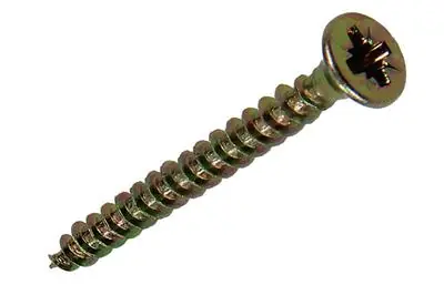 1020085 - SPAANPLAATSCHROEF VZ KOP GEEL VZ 200 ST 3,5 X 35 MM