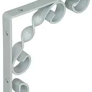 1014747 - RUSTIEKE GEDRAAIDE KONZOOL WIT115X115X13MM